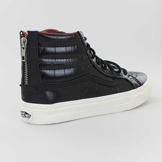 vans croc leather sk8 hi
